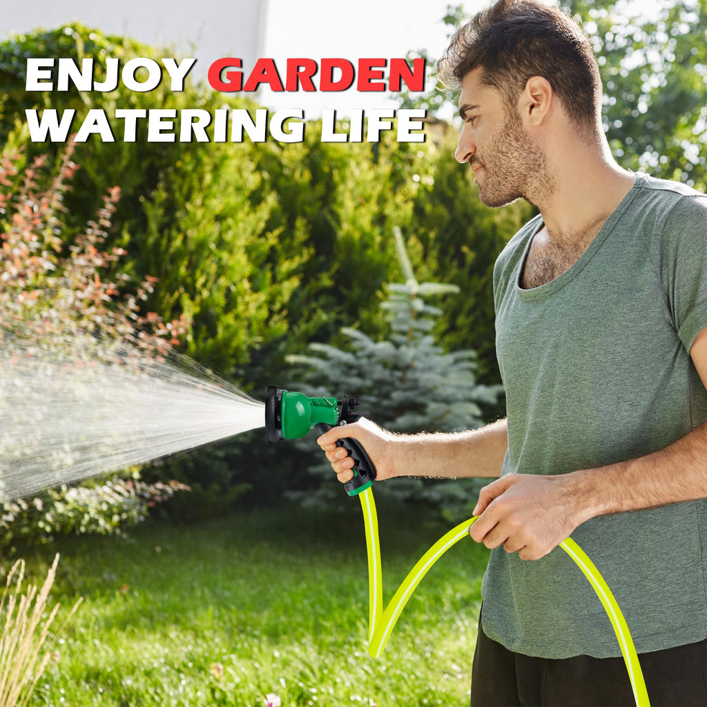 100FT x 5/8" Lightweight Hybrid Rubber Garden Hose J6754