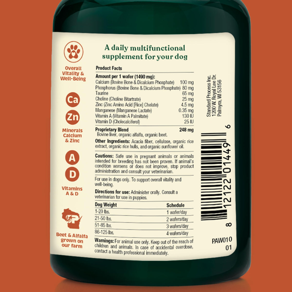 Pet Health Bundle - Dental & Multifunctional Support for Dogs - 165 g Powder & 90 Wafers U95915