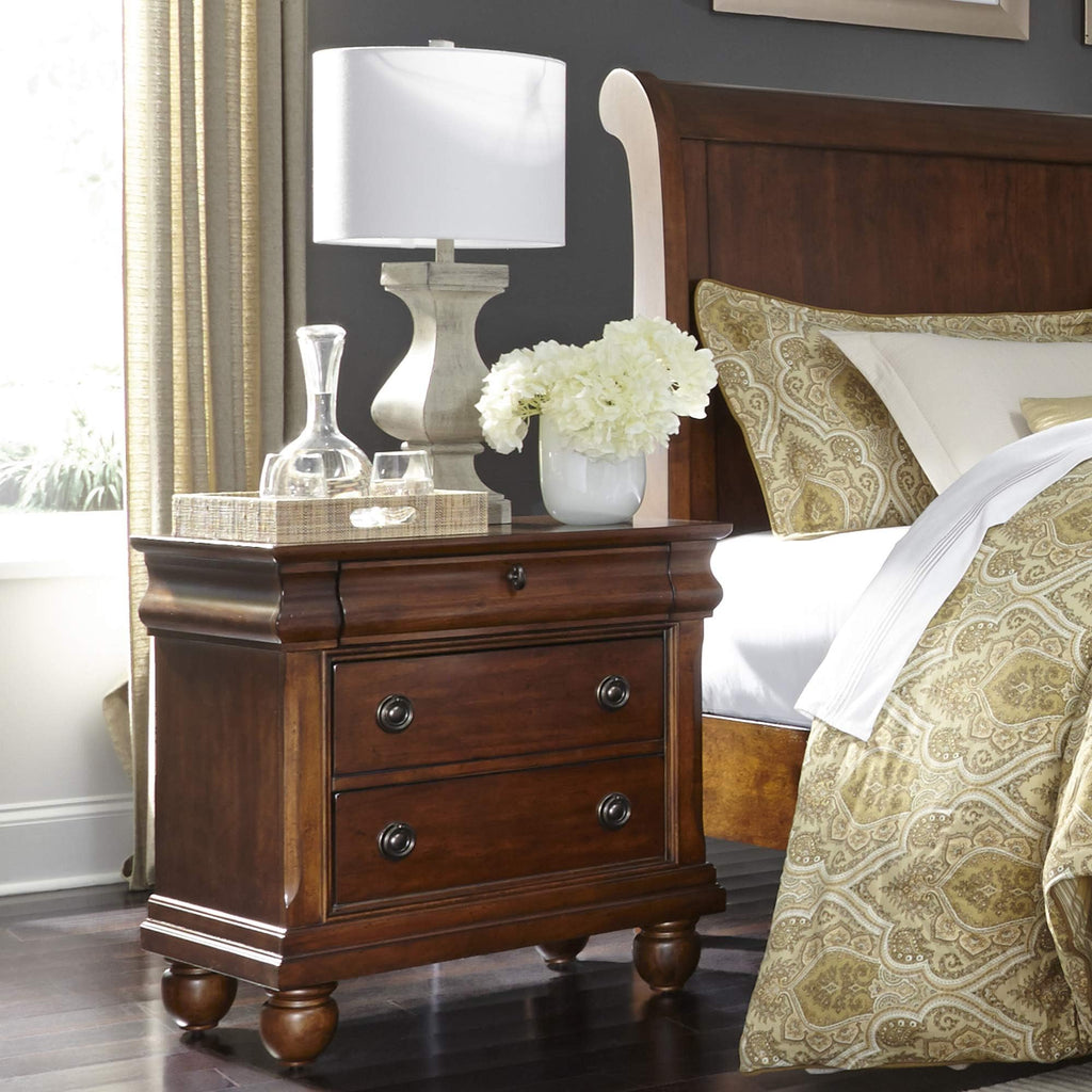 Rustic Cherry Night Stand X83184