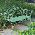 2-Seat Outdoor Metal Bench A164