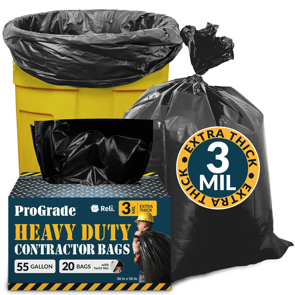 55 Gallon Heavy Duty Trash Bags V677