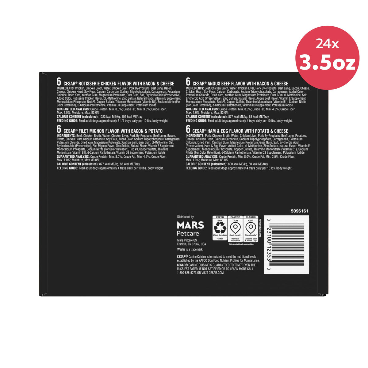 3.5 oz Wet Dog Food Variety Pack N36908