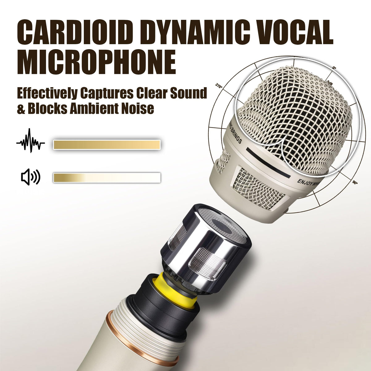 Dynamic Wired Vocal Microphone H915