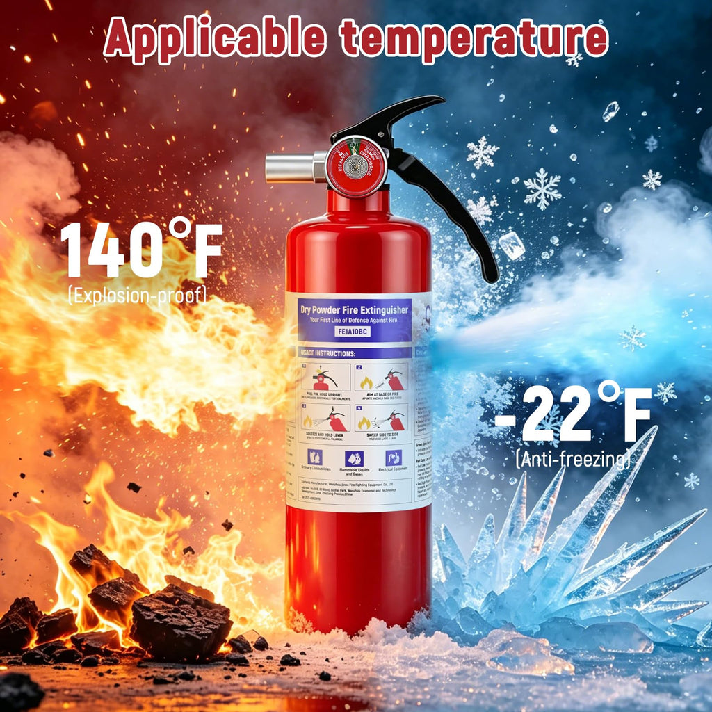 2 Pack 2.5LB ABC Dry Powder Fire Extinguisher V35733