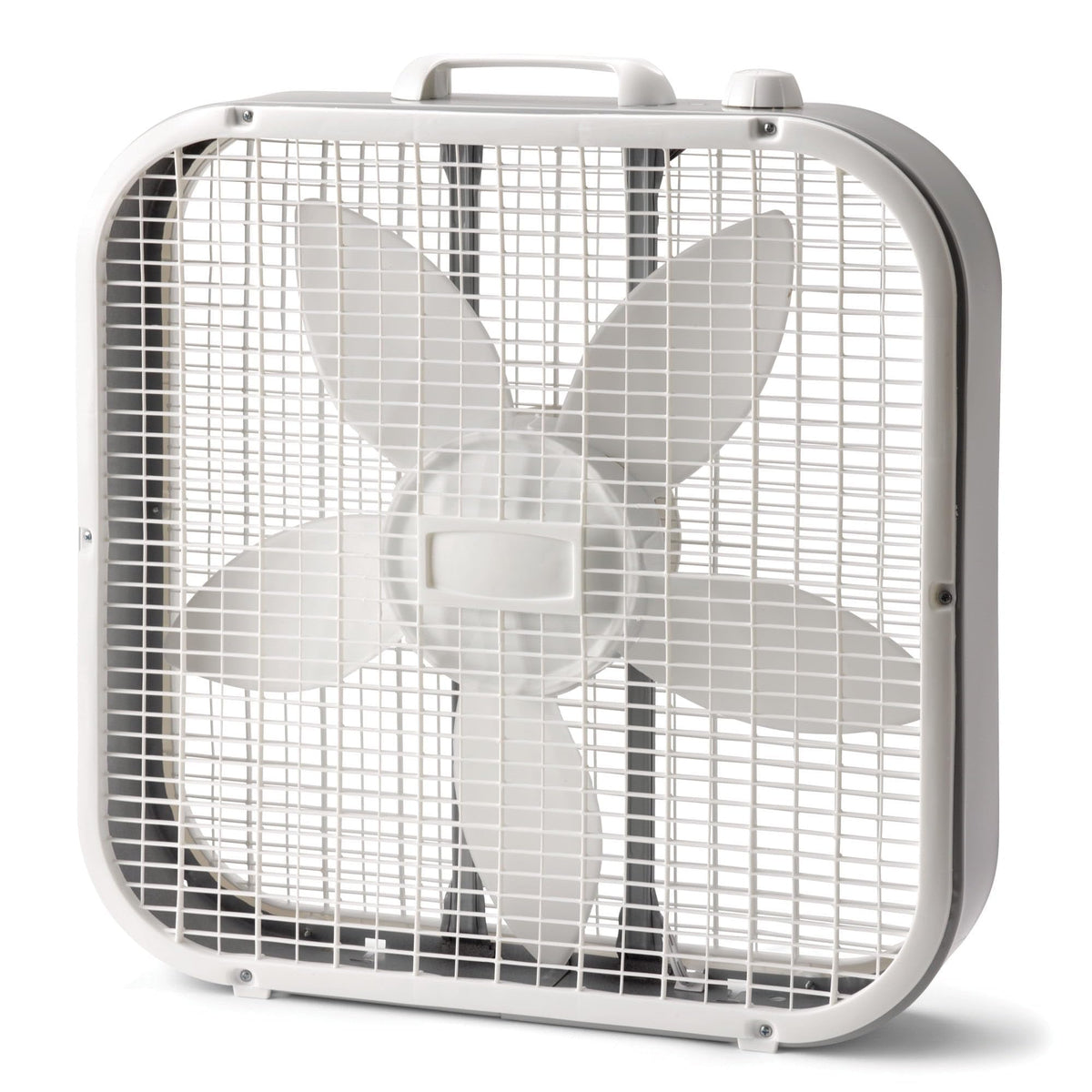 20 Inch White Box Fan 3 Speed X556