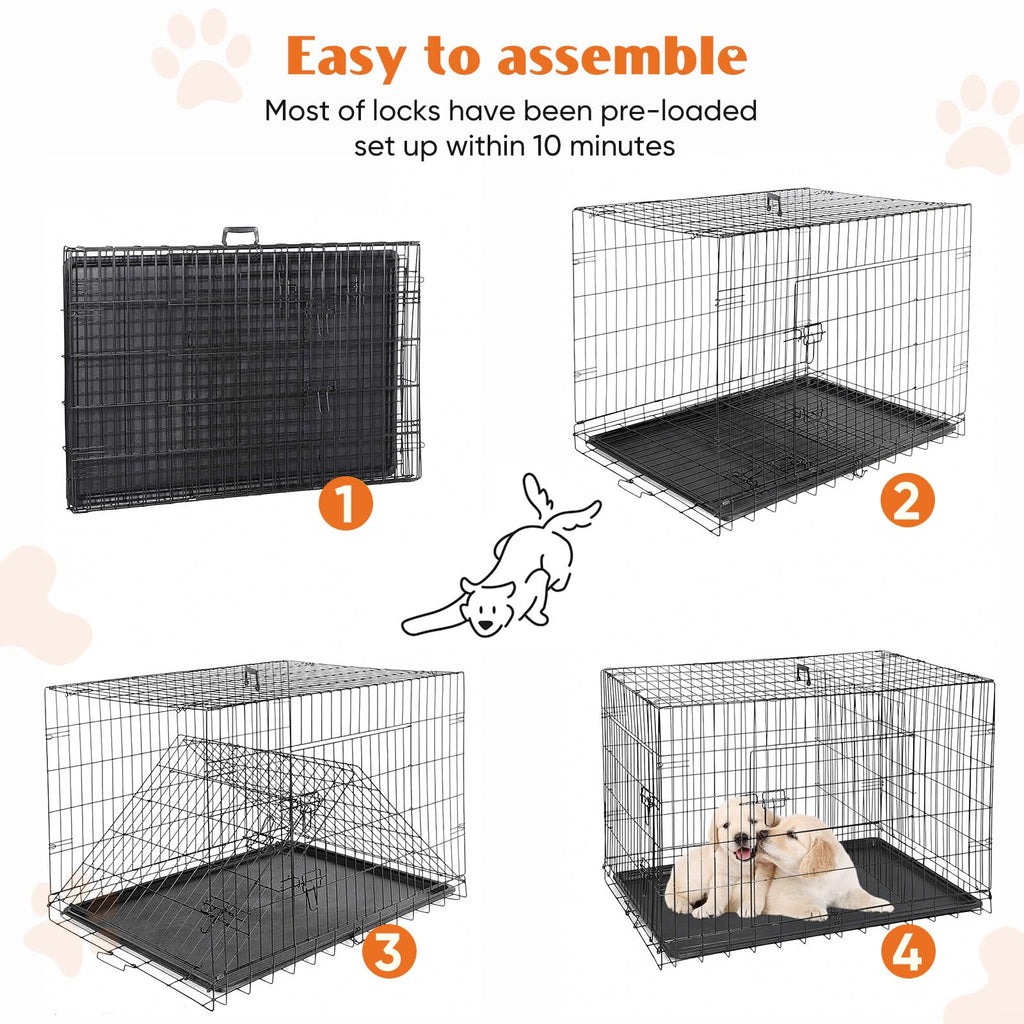 36 Inch Foldable Dog Crate D9076