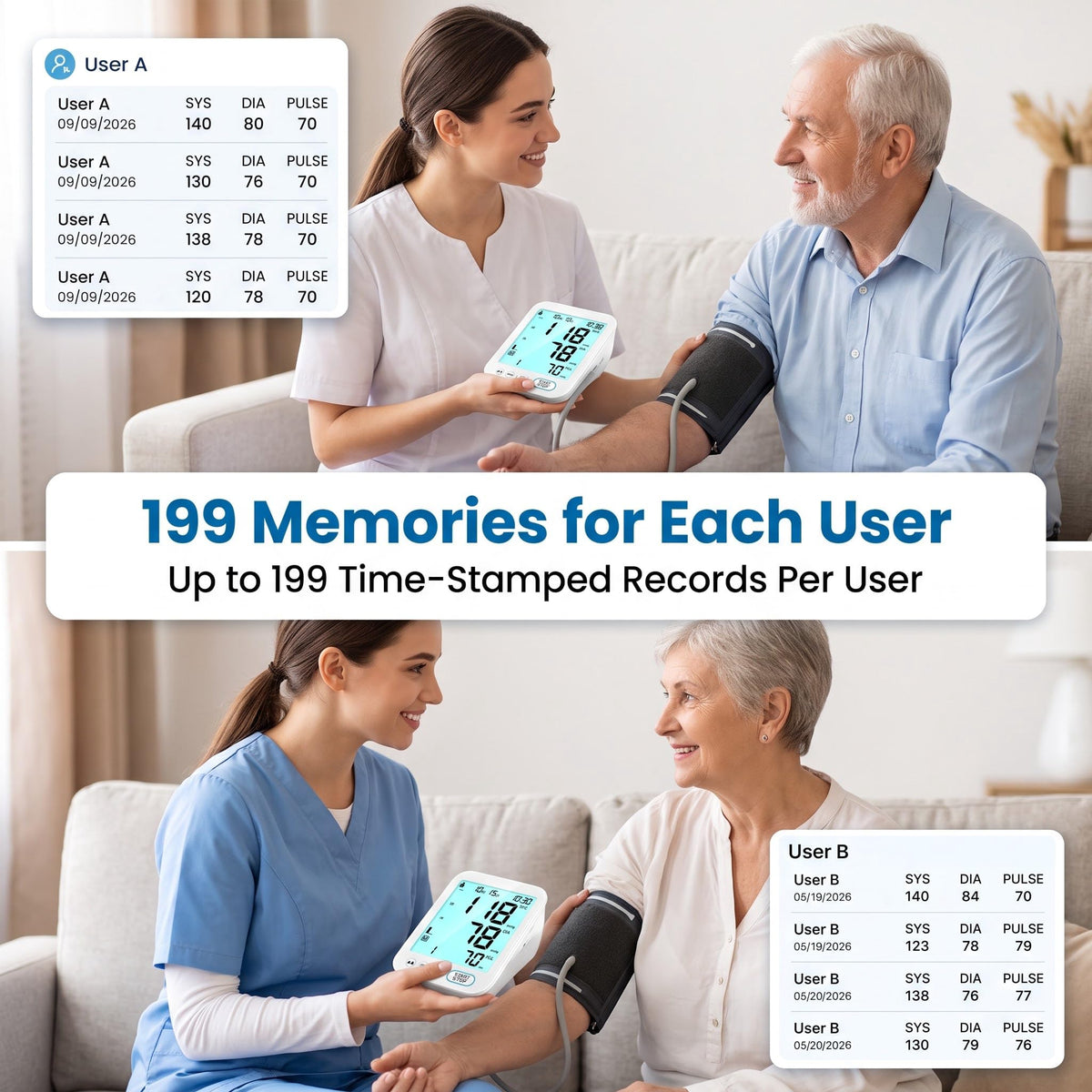 Blood Pressure Monitor Upper Arm with Storage Bag N50980
