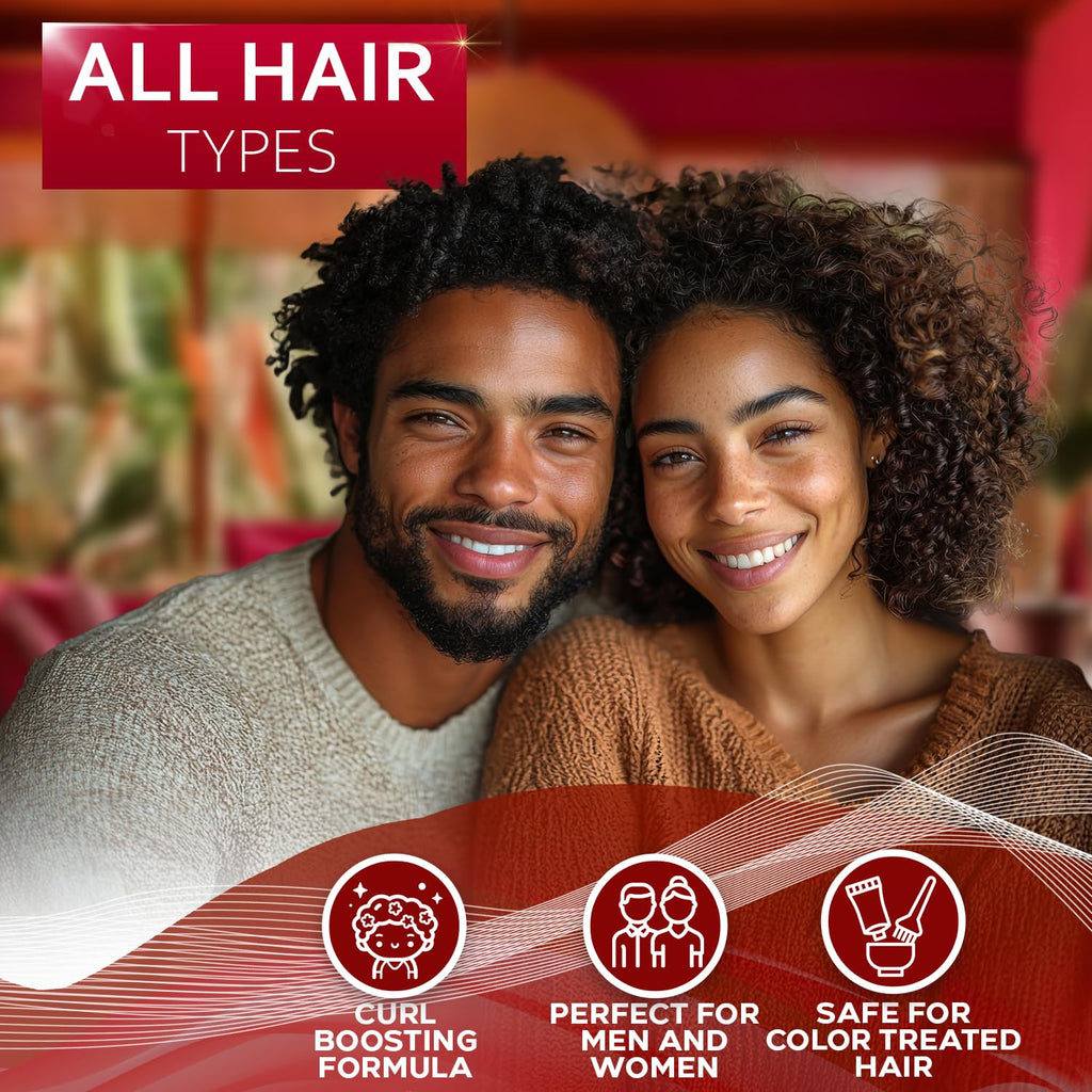 Curly Hair Shampoo and Conditioner Set and Mask U86656