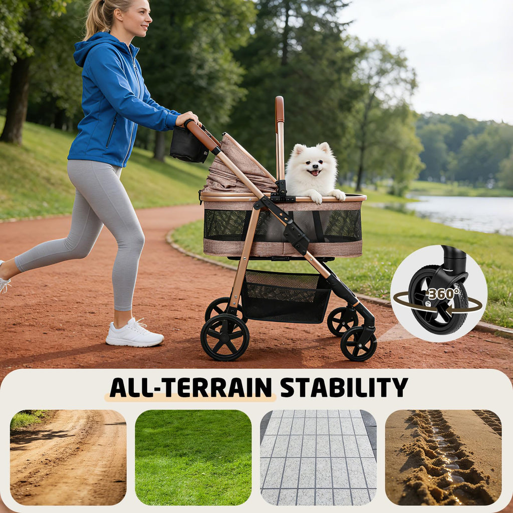 Foldable Pet Stroller V21478