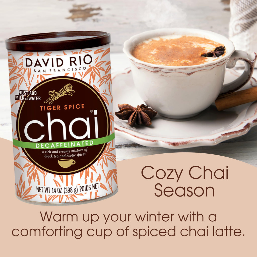 Decaffeinated Chai Tea Latte Mix, 14 Oz J7301