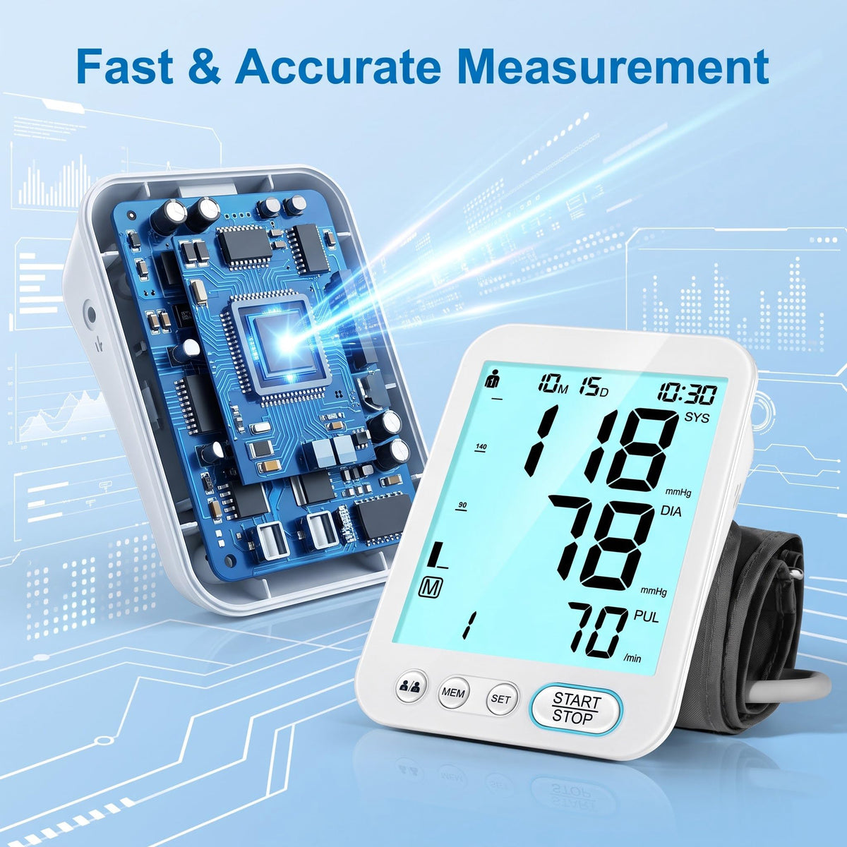 Blood Pressure Monitor Upper Arm with Storage Bag N50980