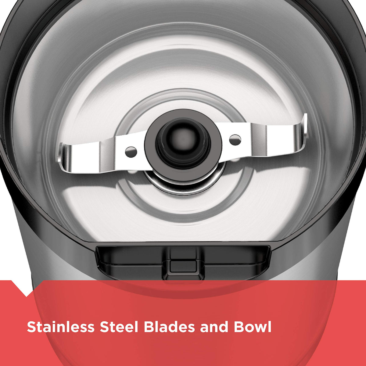 One-Touch Coffee & Spice Grinder with Stainless Steel Blades B79018