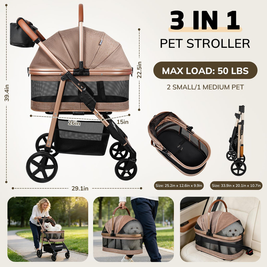 Foldable Pet Stroller V21478