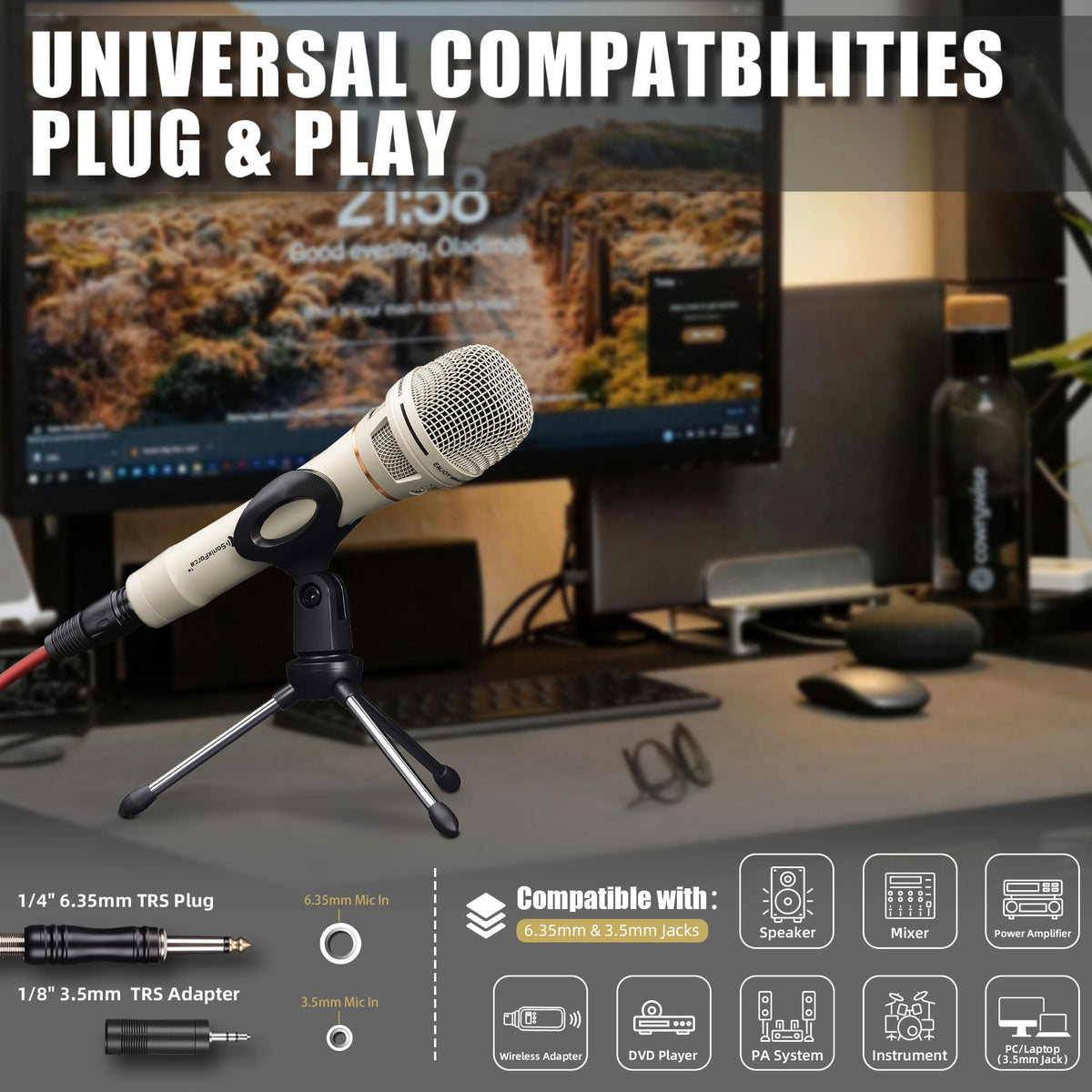 Dynamic Wired Vocal Microphone H915