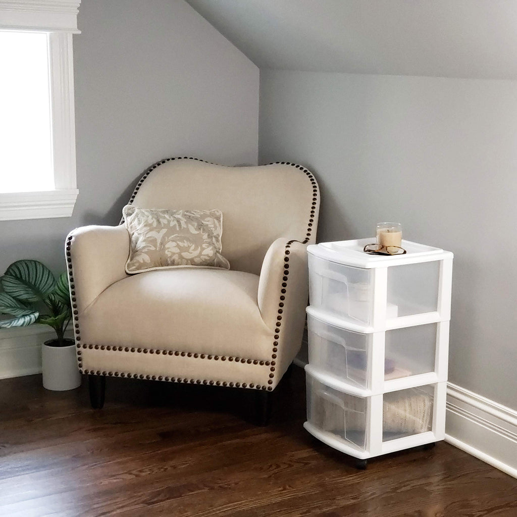 3-Drawer Cart White A5508