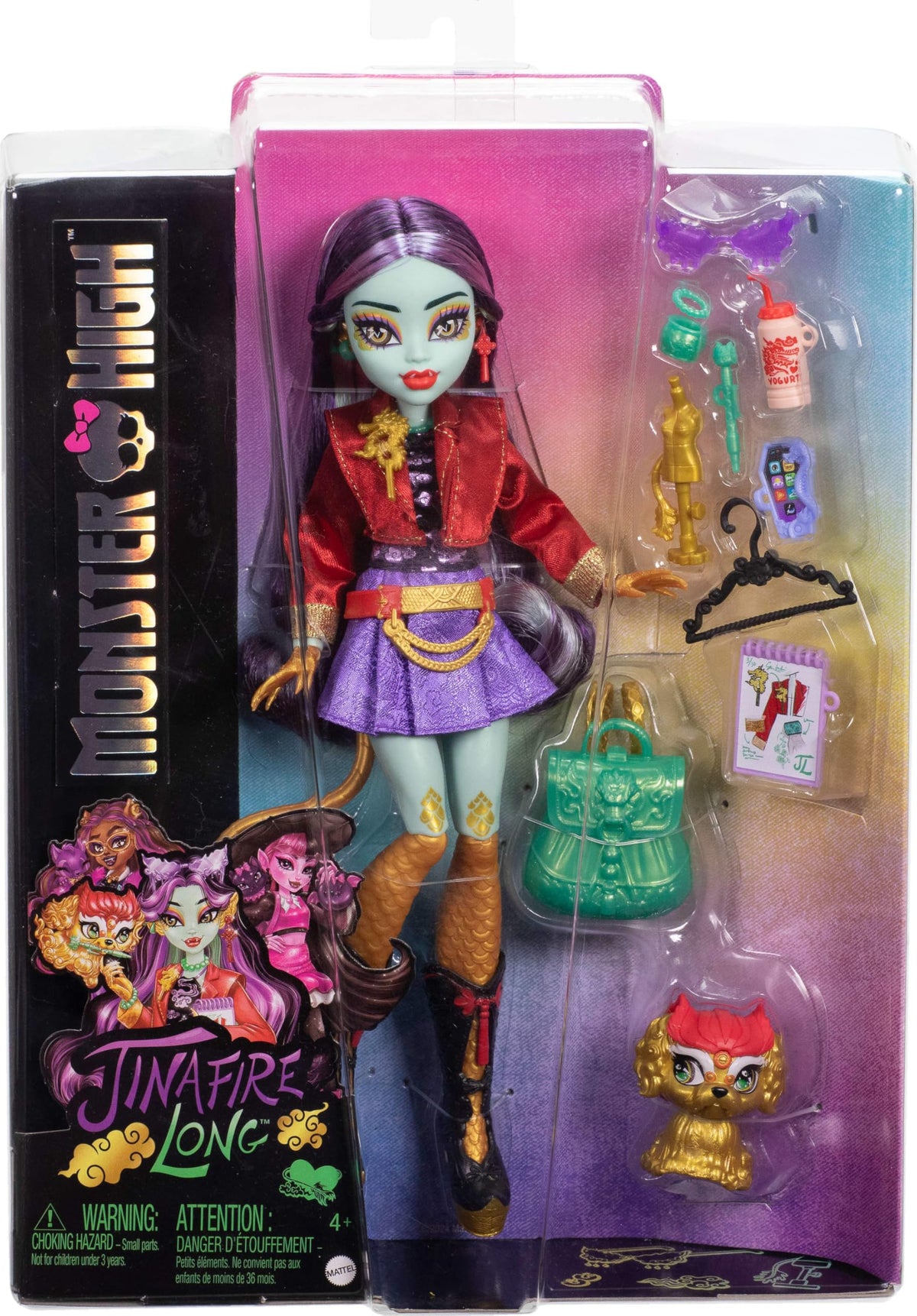 Jinafire Long Doll with Pet Dog K24398