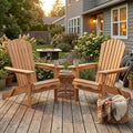 Cedar Folding Adirondack Chair Set of 2 M99979
