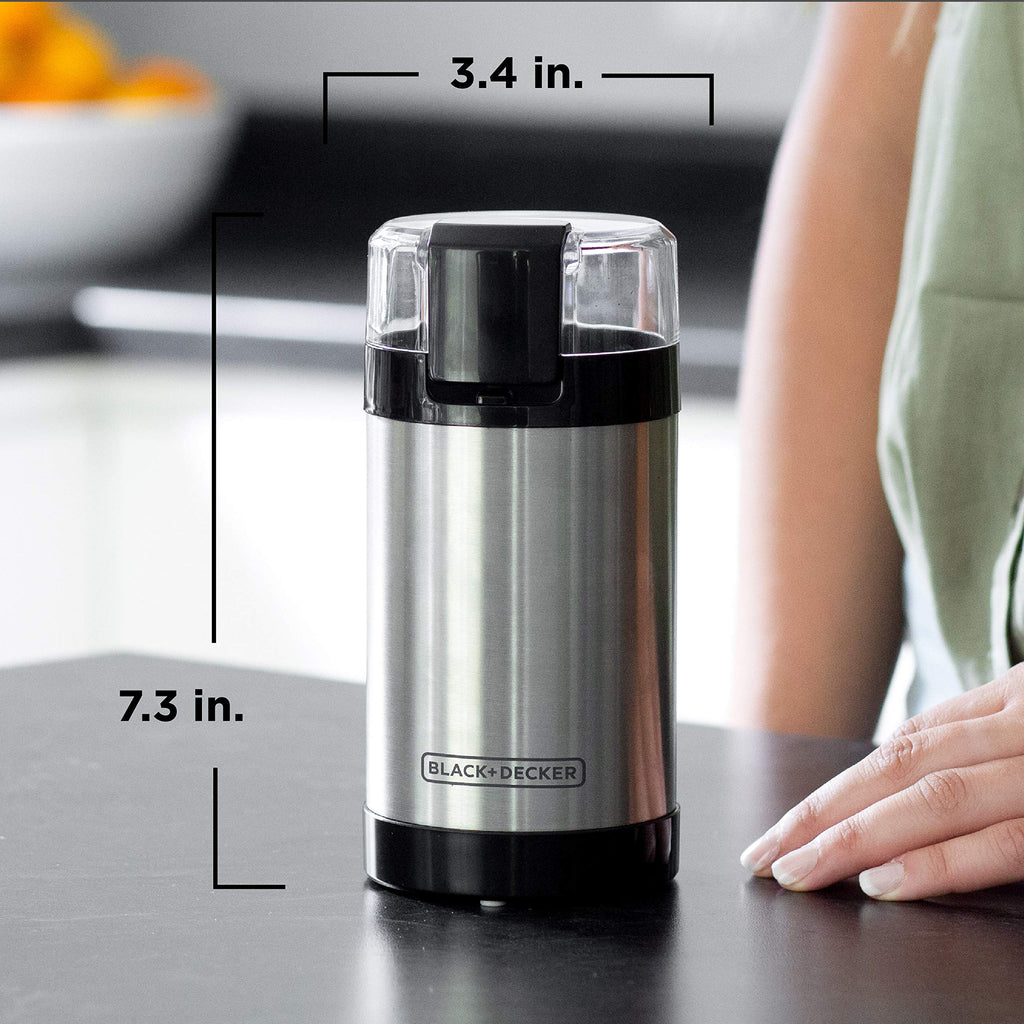One-Touch Coffee & Spice Grinder with Stainless Steel Blades B79018