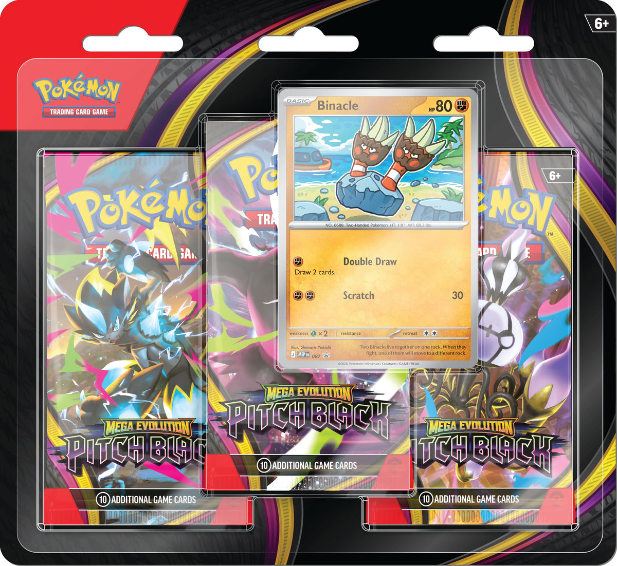 Pokemon TCG 3 Booster Pack Blister L5323