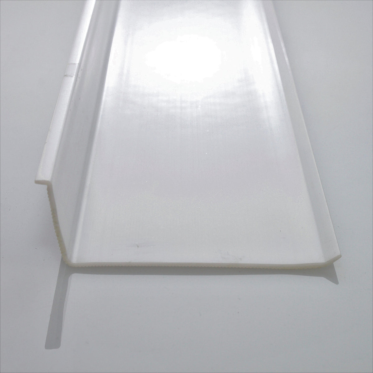 White Ribbed Acrylic Diffuser (L-Shaped, 24") V157